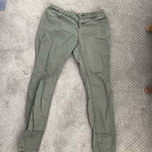 Military green pants